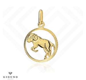 Złota zawieszka znak zodiaku BARAN pr 585