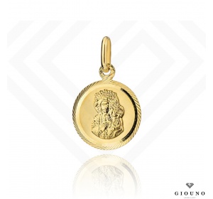 Złoty medalik 585 Matka Boska Częstochowska