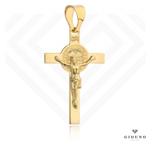 Złoty krzyżyk 585 Benedyktyński