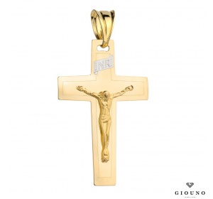 Krzyżyk złoty 585 z figurką Jezusa