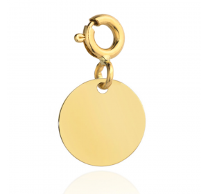 Zawieszka/charms złote 585 pełne kółko