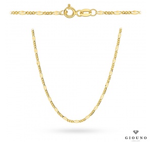 Łańcuszek złoty pr. 585 - splot figaro gucci 70 cm