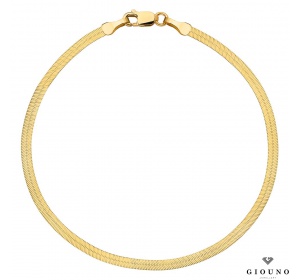 Bransoletka złota 585 taśma cienka 19cm