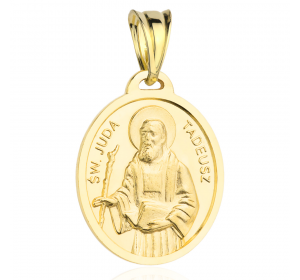 Medalik złoty 585 święty Juda Tadeusz
