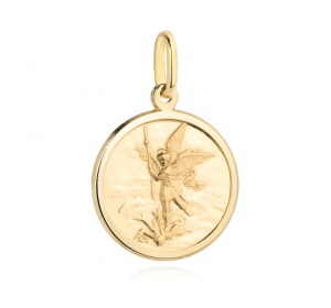 Medalik złoty 585 Święty Michał Archanioł 