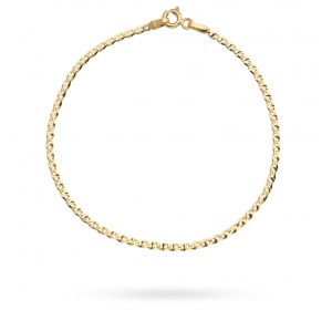 Bransoletka pr. 585 splot gucci 18,5 cm