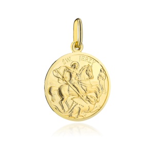 Medalik złoty 585 Święty Jerzy