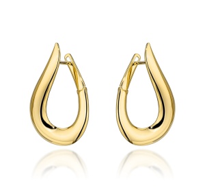 Kolczyki złote 585 elegancka łezka