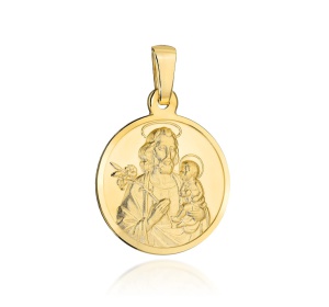 Medalik złoty 585 święty Józef